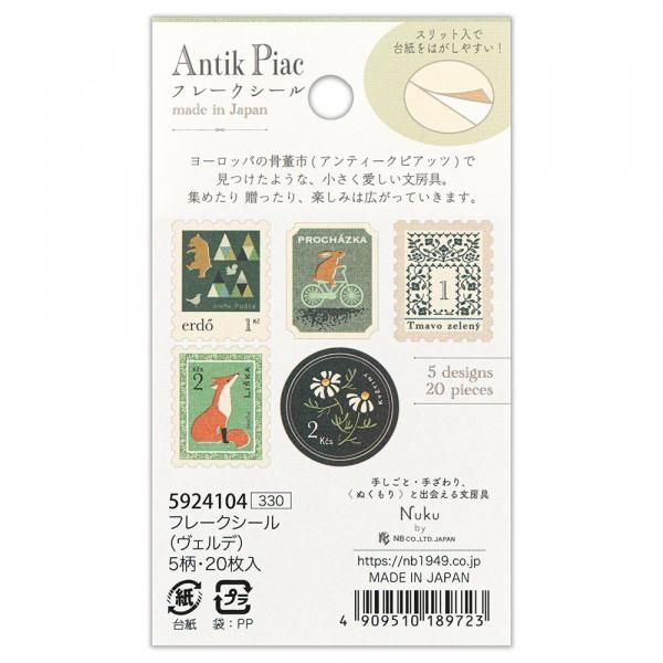 NB Antique Flake Sticker - Verde