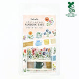 Bande Washi Tape Sticker Rolls - Set of 2 - kalo - Flower Garden