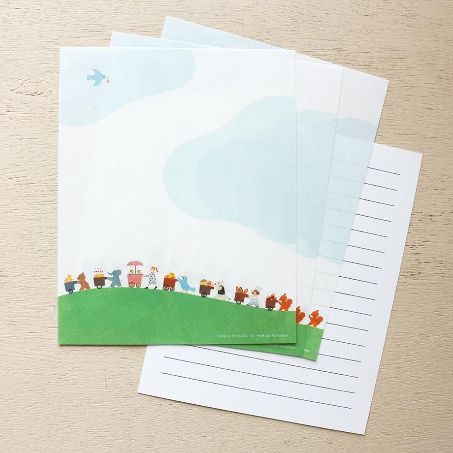 Hyogensha Cozyca Mariko Fukuoka Letter Set - Let's Carry