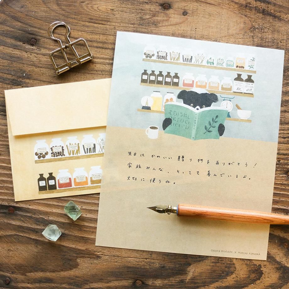 Hyogensha Cozyca Mariko Fukuoka Letter Set - Indri's Pharmacy