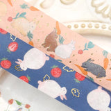 BGM Washi Tape - Rabbit Country - 3 O'clock Snack