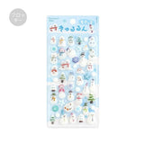 BGM Kyururun Sticker Sheet - Winter Limited - Snowman