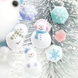BGM Kyururun Sticker Sheet - Winter Limited - Snowman close-up