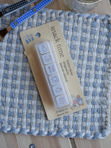 dana ate oatmeal! Snack time button stamp
