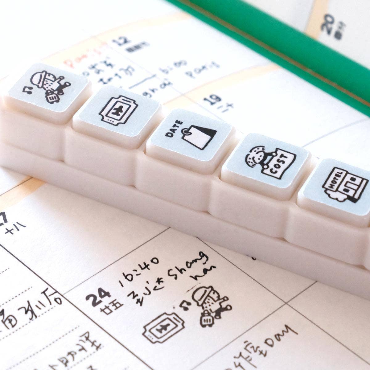 RiN! Studio Mini 6-in-1 Stamp - Travel