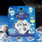 BGM Planner Sticker Flakes - Coffee a la mode - Stardust in the Deep Sea