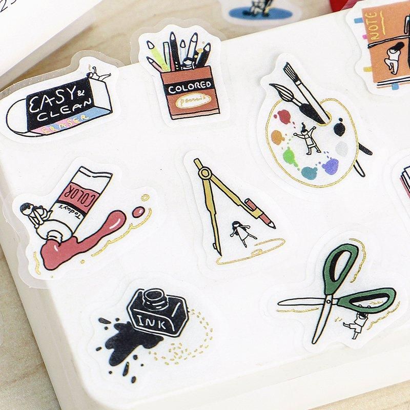 BGM Planner Sticker Flakes - Kobito no Kuni - Stationery
