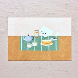 Hyogensha Cozyca Mariko Fukuoka Postcards - Tea Time