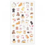 NB Large Clear Sticker - Chill Kitten