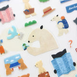 Hyogensha Cozyca Mariko Fukuoka Sticker Sheet - Let's Go on a Trip