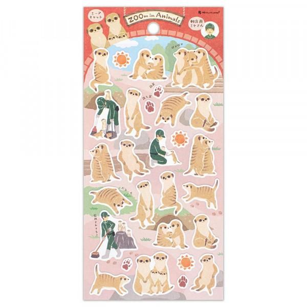 NB Large Sticker - ZOOm in Animals - Meerkat