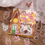 BGM Flake Stickers - Fantasy Shopping Street - Confectionery Café