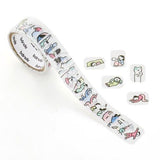Bande Washi Tape Sticker Rolls - People Who Live in Notebooks - Doing Nothing