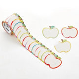 Bande Washi Tape Sticker Rolls - Writable - Juicy Apple