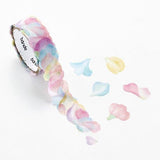 Bande Washi Tape Sticker Rolls - Flower Shower Pink