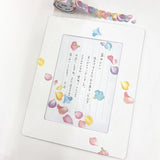 Bande Washi Tape Sticker Rolls - Flower Shower Pink