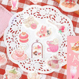 BGM Planner Sticker Flakes - Afternoon Tea Party - Snacks for you