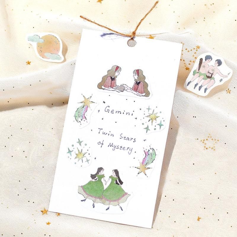 BGM Flake Stickers - Star Reading - Taurus, Gemini, and Cancer