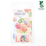 Bande Washi Tape Sticker Rolls - Pink Carnation Bouquet