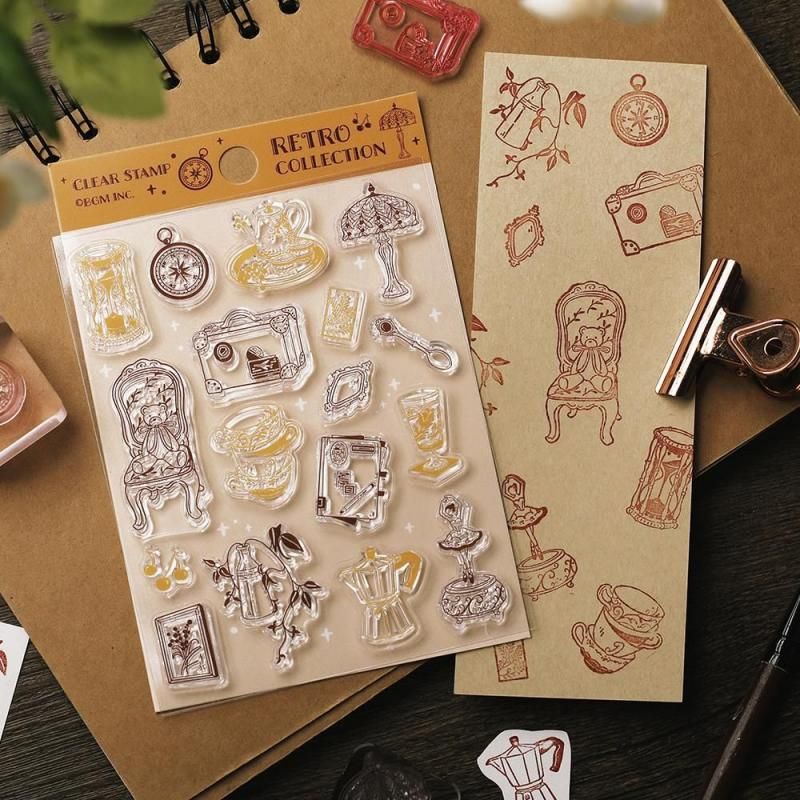 BGM Clear Stamp - Retro Goods