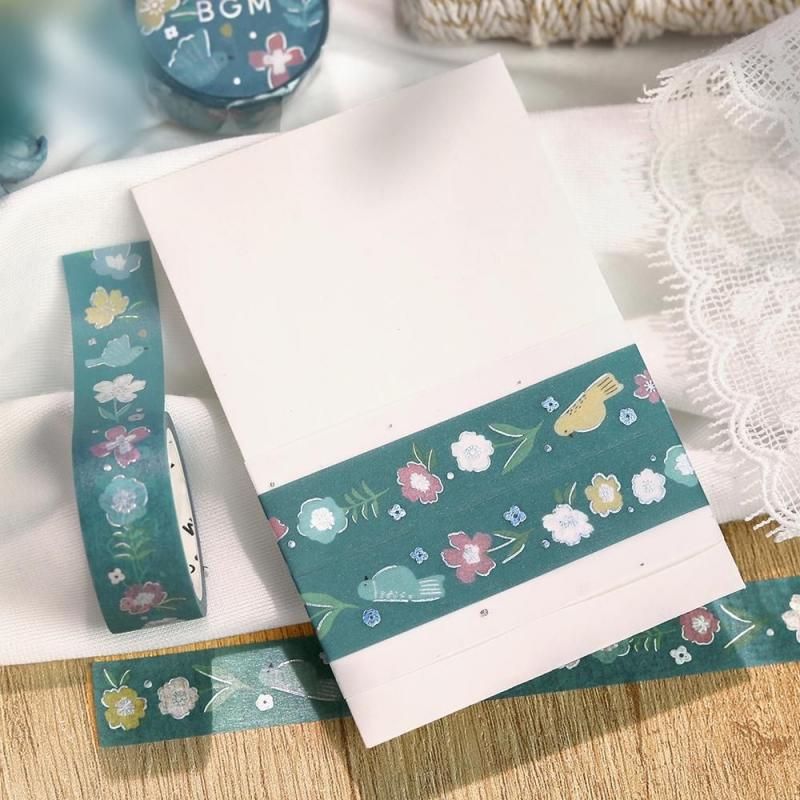 BGM Washi Tape - Nordic Forest - Flower Melody