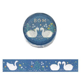 BGM Washi Tape - Nordic Forest - Swan Lake