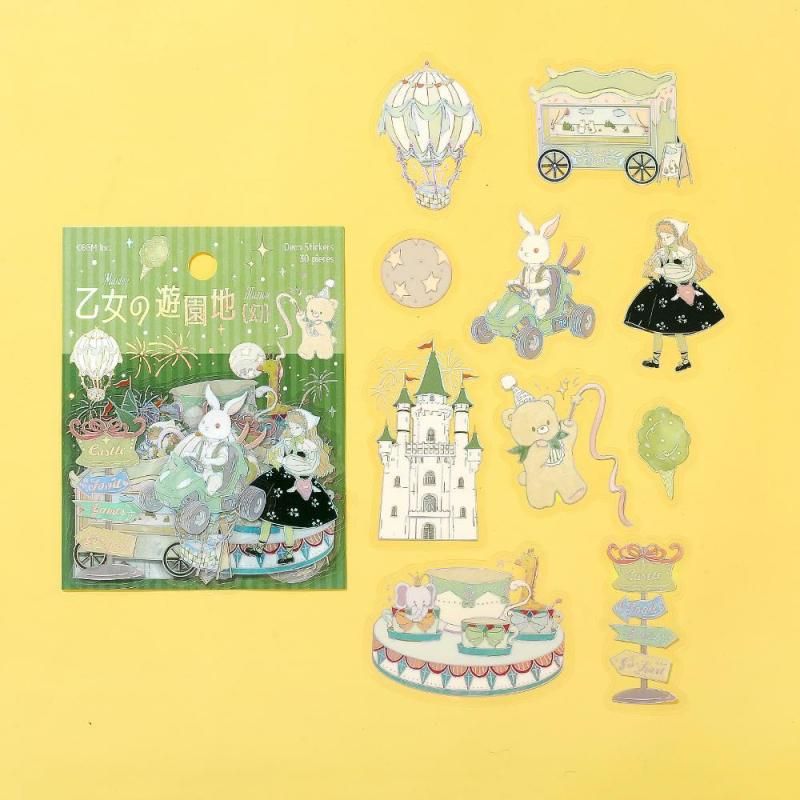BGM Planner Sticker Flakes - Maiden's Amusement Park - Phantom