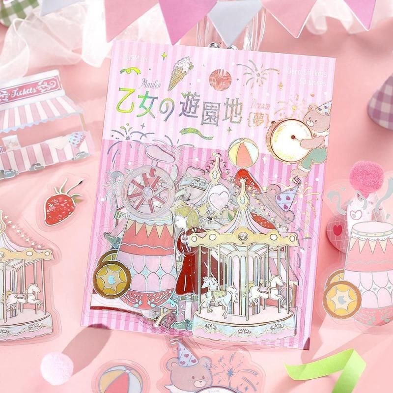 BGM Planner Sticker Flakes - Maiden's Amusement Park - Dream