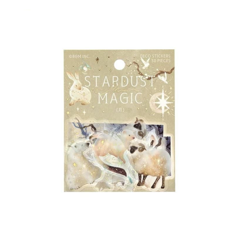 BGM Planner Sticker Flakes - Stardust Magic - Moon