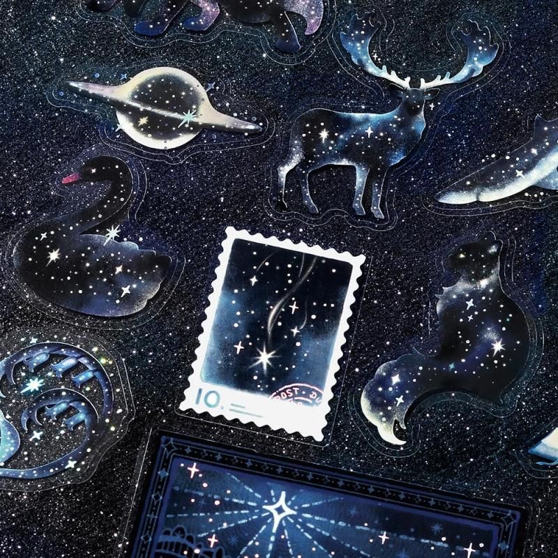 BGM Planner Sticker Flakes - Stardust Magic - Black Hole