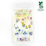 Bande Washi Tape Sticker Rolls - Small Flowers Blooming in the Embroidered Forest