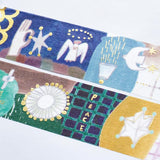 Hyogensha Cozyca Chihiro Sonoda Foil-Stamped Washi Tape - Inori to Hikari
