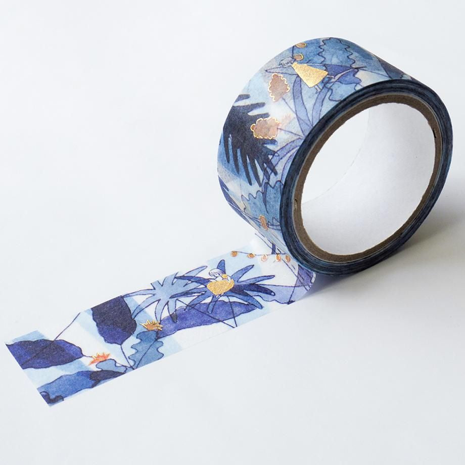 Hyogensha Cozyca Sayuri Fujimaki Foil-Stamped Washi Tape - Nettai