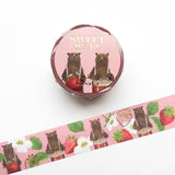 Hyogensha Cozyca Akira Kusaka Foil-Stamped Washi Tape - Sweet Beat