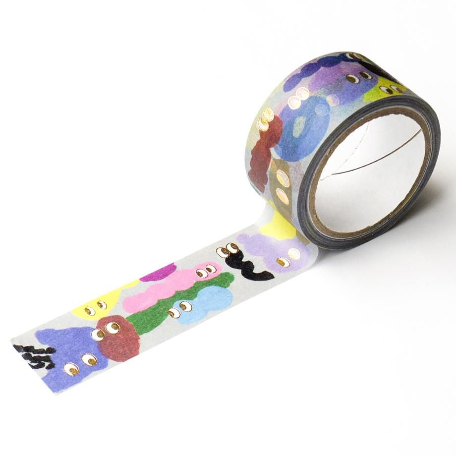 Hyogensha Cozyca Subikiawa. Foil-Stamped Washi Tape - Loooook!