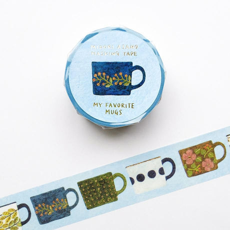 Hyogensha Cozyca Midori Asano Foil-Stamped Washi Tape - My Favorite Mugs