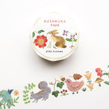 Hyogensha Cozyca Aiko Fukawa Foil-Stamped Washi Tape - Kusamura