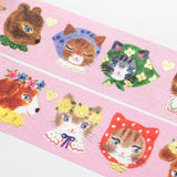 Hyogensha Cozyca Aiko Fukawa Washi Tape - Niko Niko