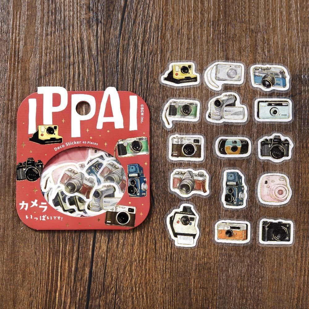 BGM Planner Sticker Flakes - Lots of Cameras