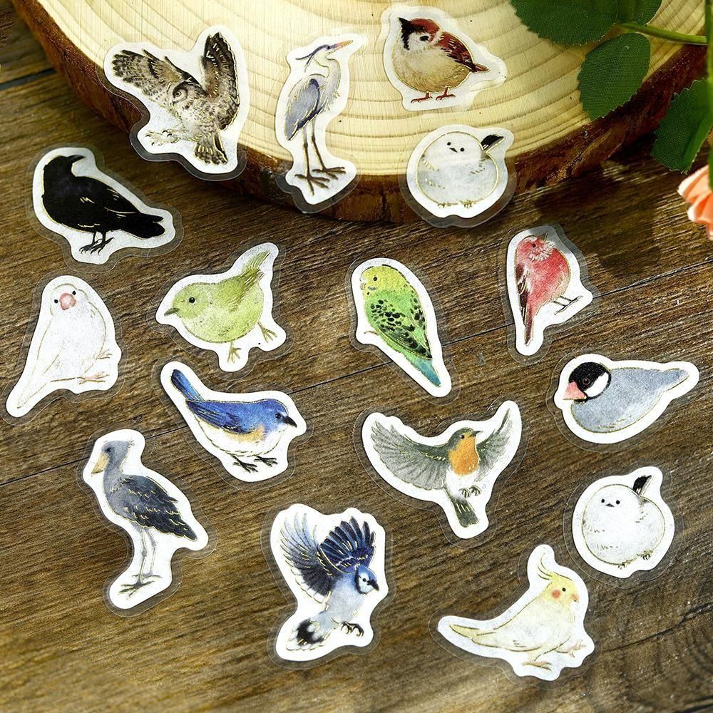 BGM Planner Sticker Flakes - Lots of Birds
