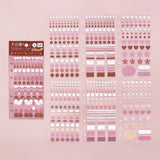 BGM Daily Palette Sticker Sheets - Raspberry