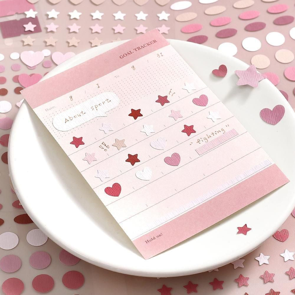 BGM Daily Palette Sticker Sheets - Raspberry