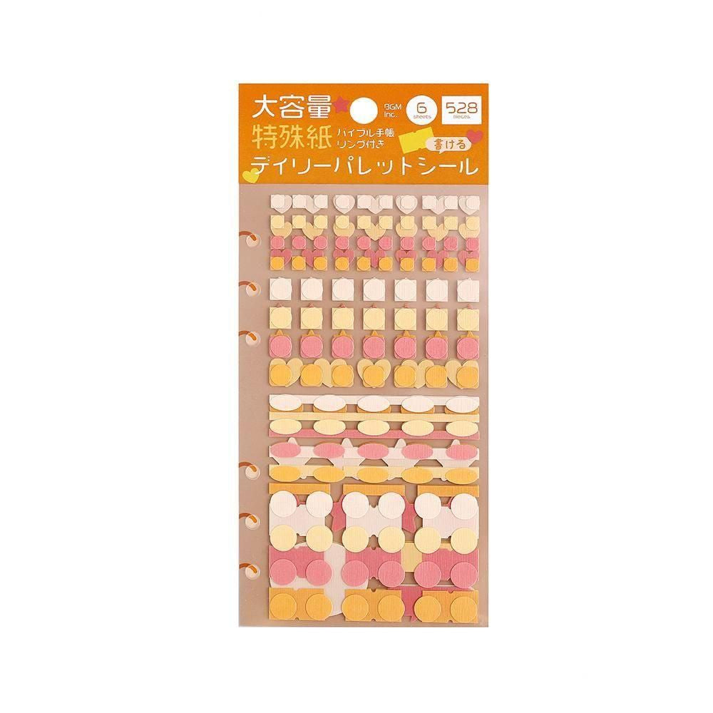 BGM Daily Palette Sticker Sheets - Citrus