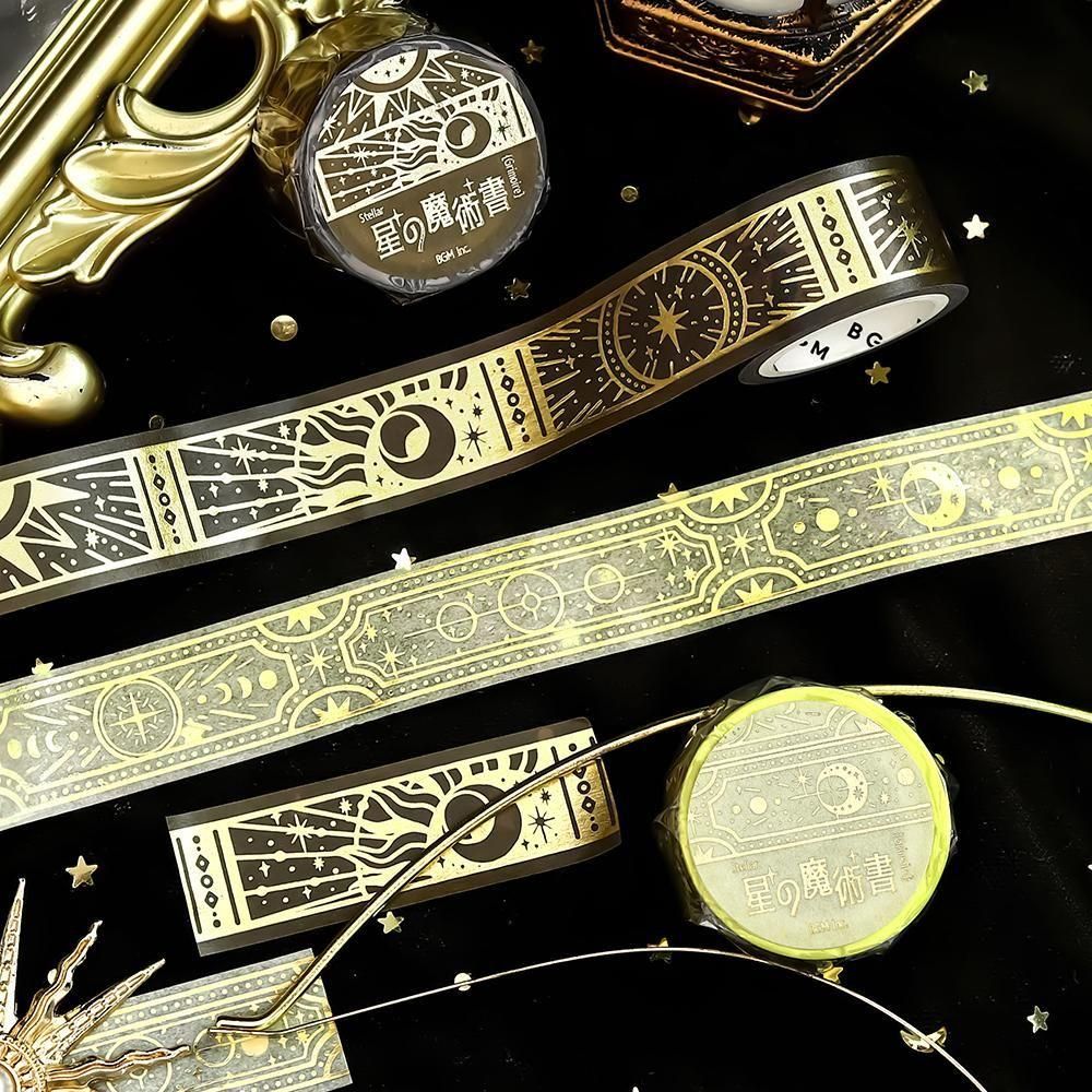 BGM Washi Tape - Star Magic Book - Light
