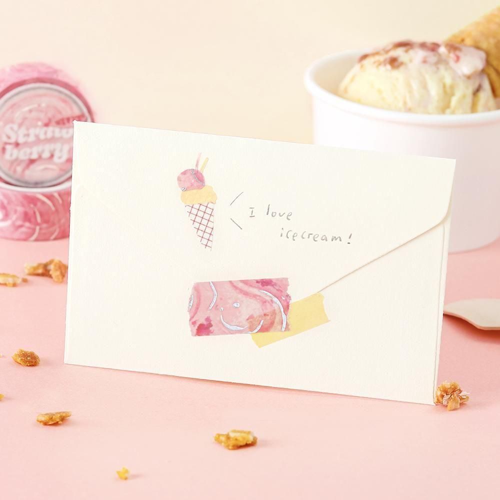 BGM Washi Tape - Ice Cream - Strawberry