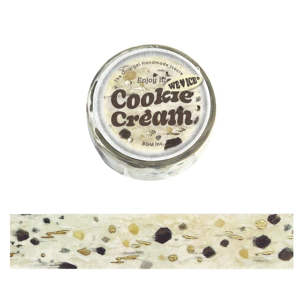 BGM Washi Tape - Ice Cream - Cookie Cream