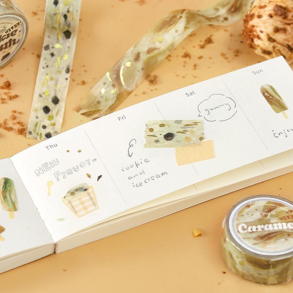 BGM Washi Tape - Ice Cream - Cookie Cream