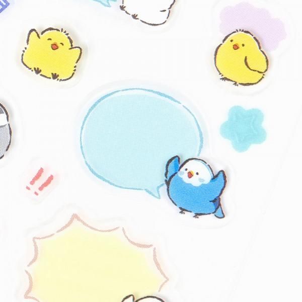 NB Large Planner Stickers - Talking Animals - Birds