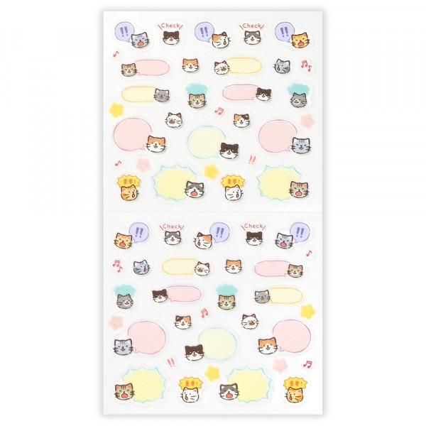 NB Large Planner Stickers - Talking Animals - Cats