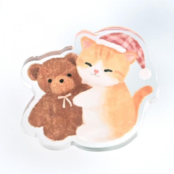 NB Mattari Animals 2-Way Clip - Kitten